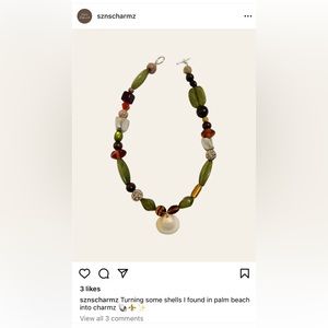 Handmade shell necklaces up dress or ware them with jeans/sweater for a fall.